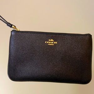 Coach Black Wristlet